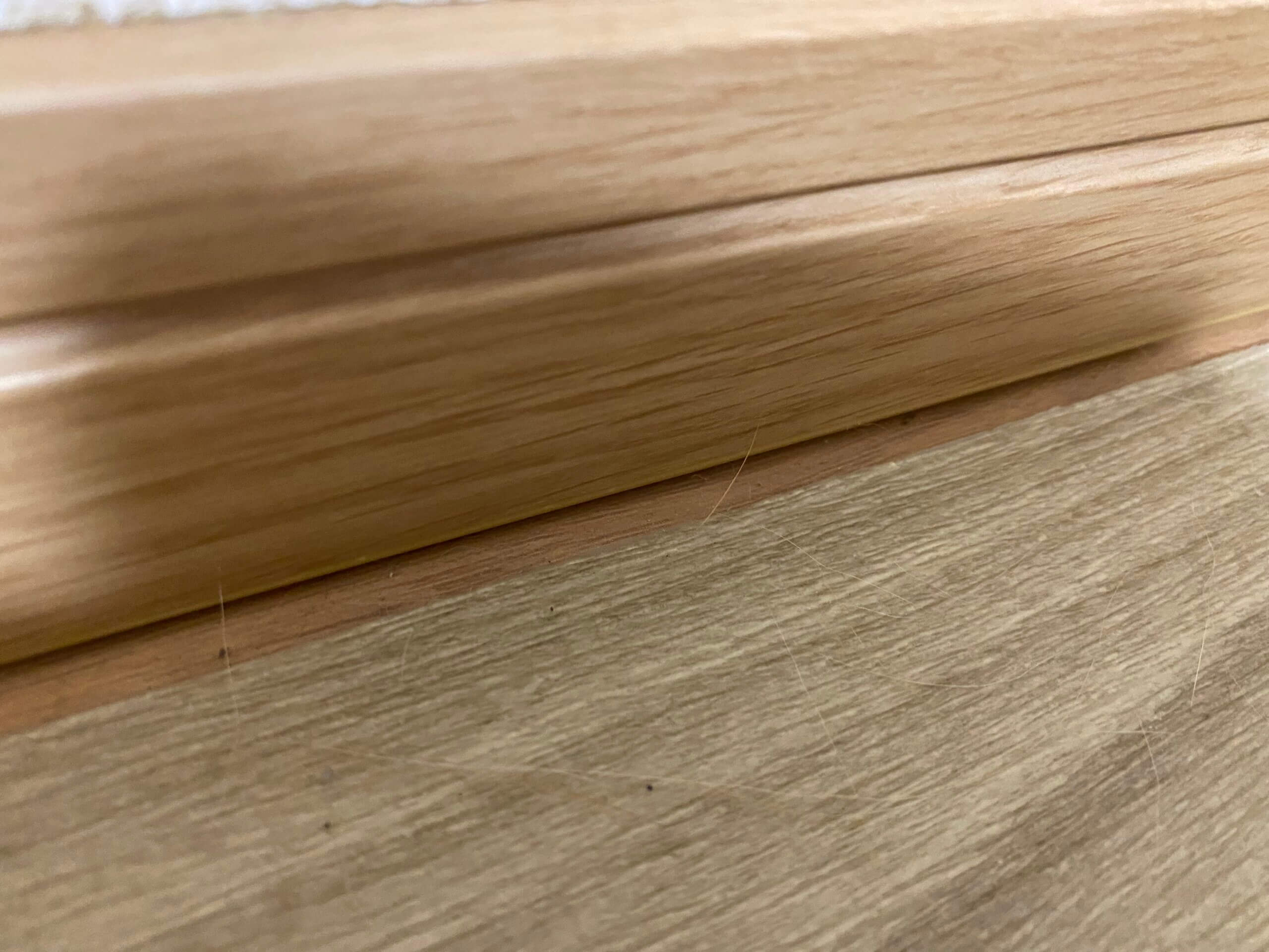 実際に開いた隙間